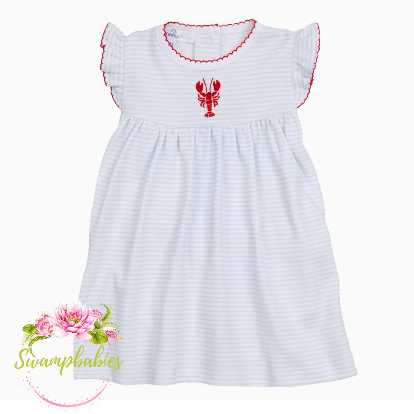 Lil' Snappers Embroidered Dress