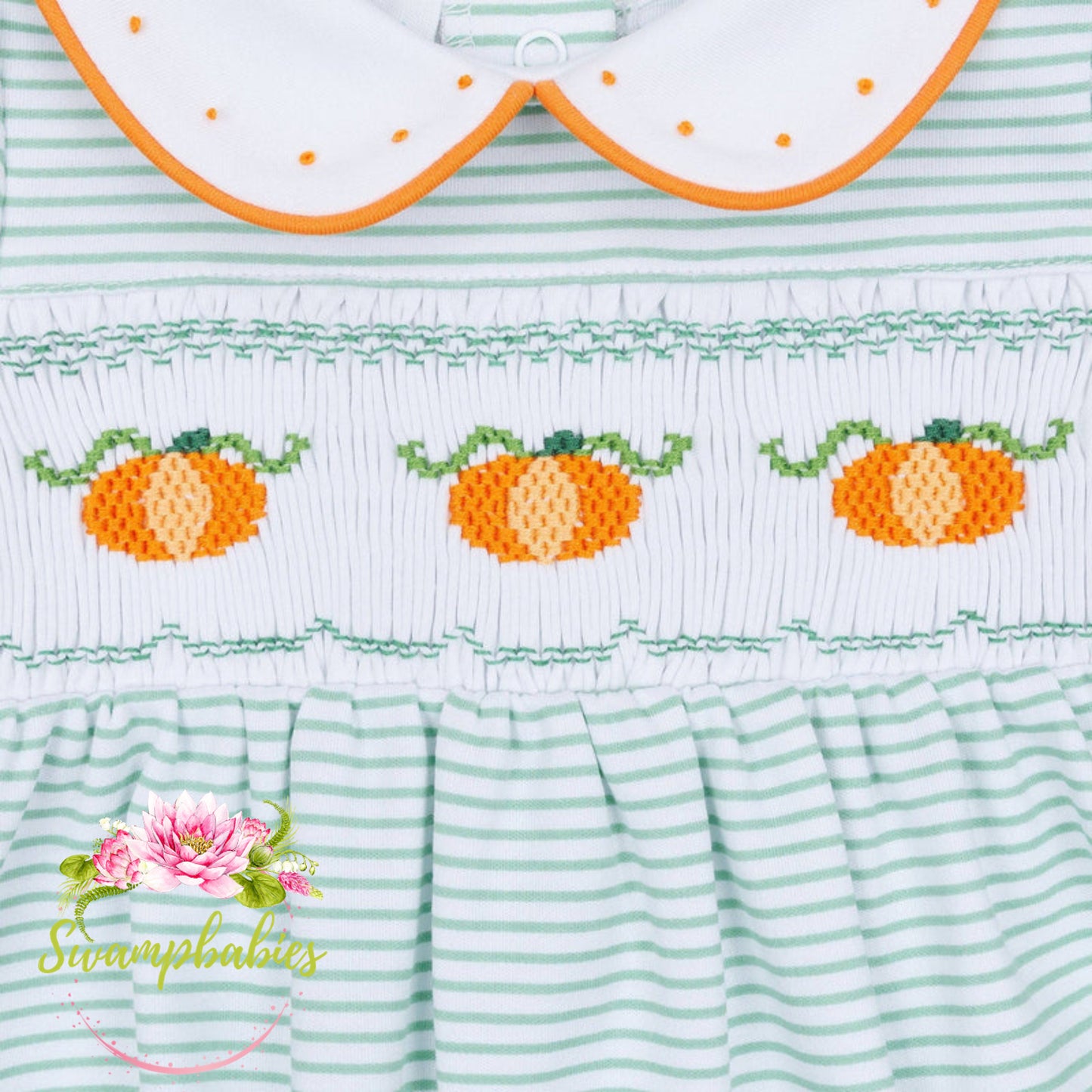 Lil' Pumpkin Classics Smocked Long Sleeve Dress