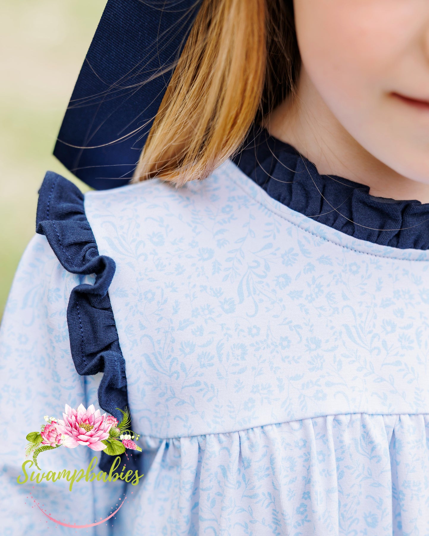 Blue Blooms Hallie Dress