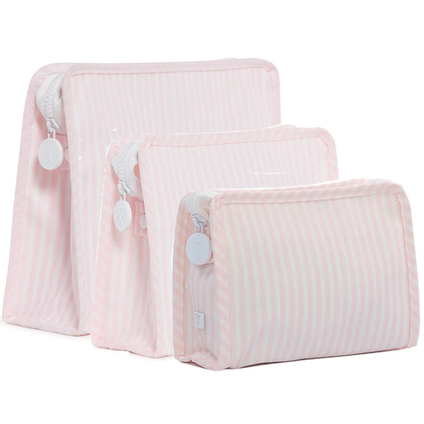 ROADIE MEDIUM Zip Pouch - PIMLICO STRIPE PINK