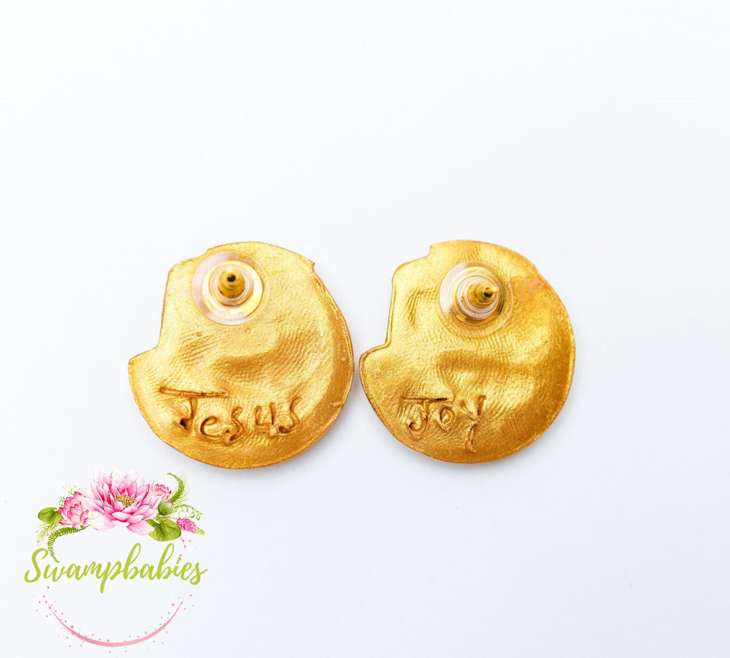 Military Bulldog Stud Earrings