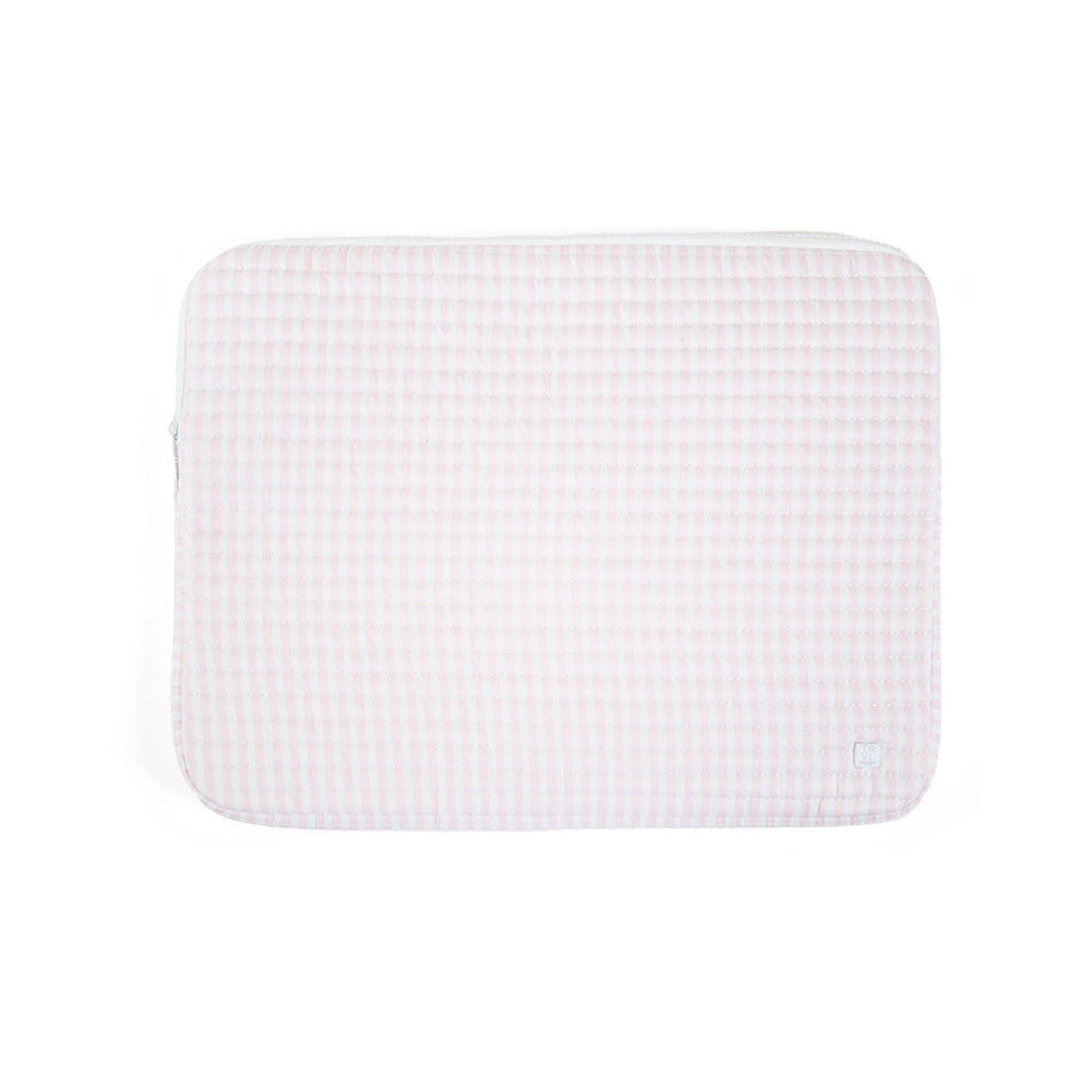 QUILTED LAPTOP SLEEVE - PIMLICO STRIPE PINK
