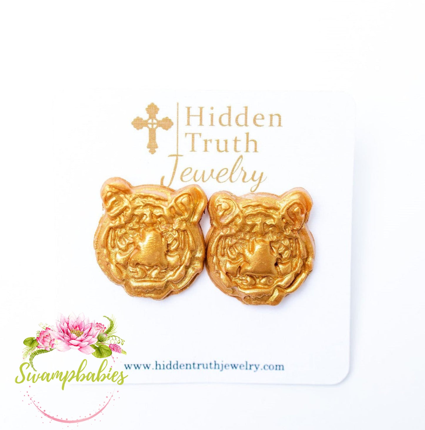 Tiger Stud Earrings
