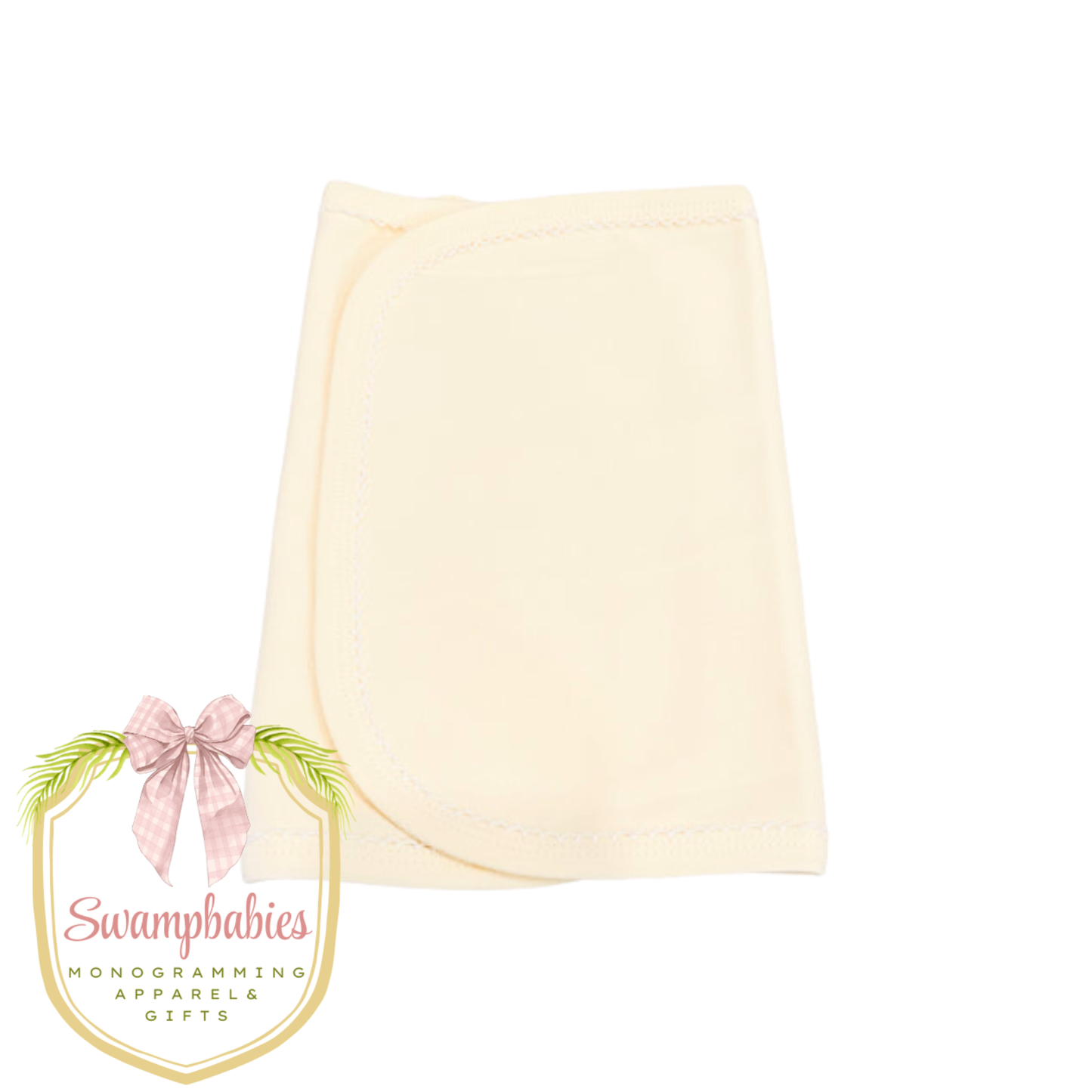 Burp Cloth – Picot Trim