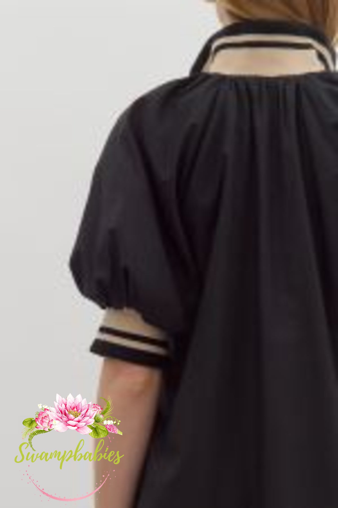Varsity Vibe Dress - Black
