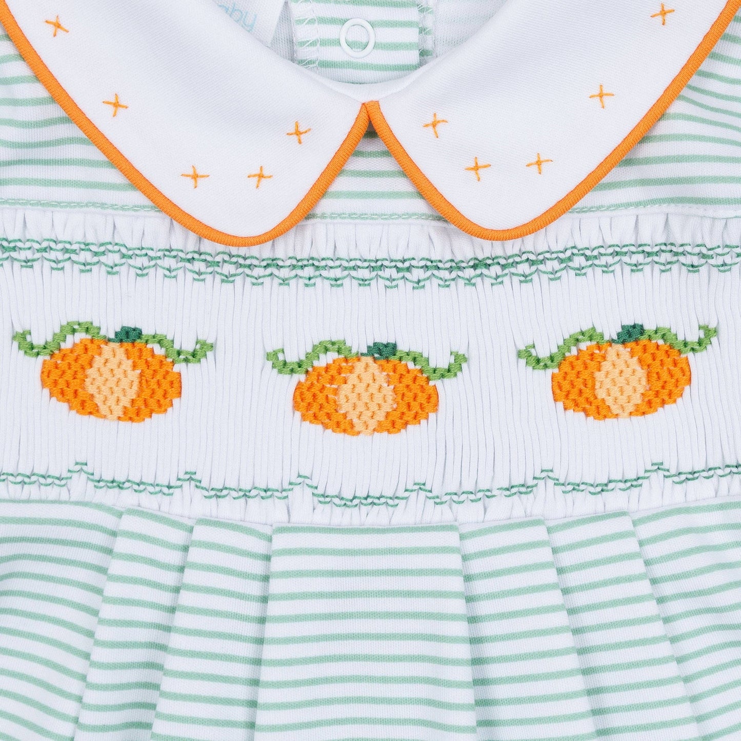 Lil' Pumpkin Classics Smocked Boy's Playsuit