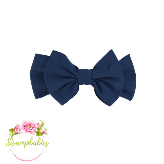 Navy Swim Bow