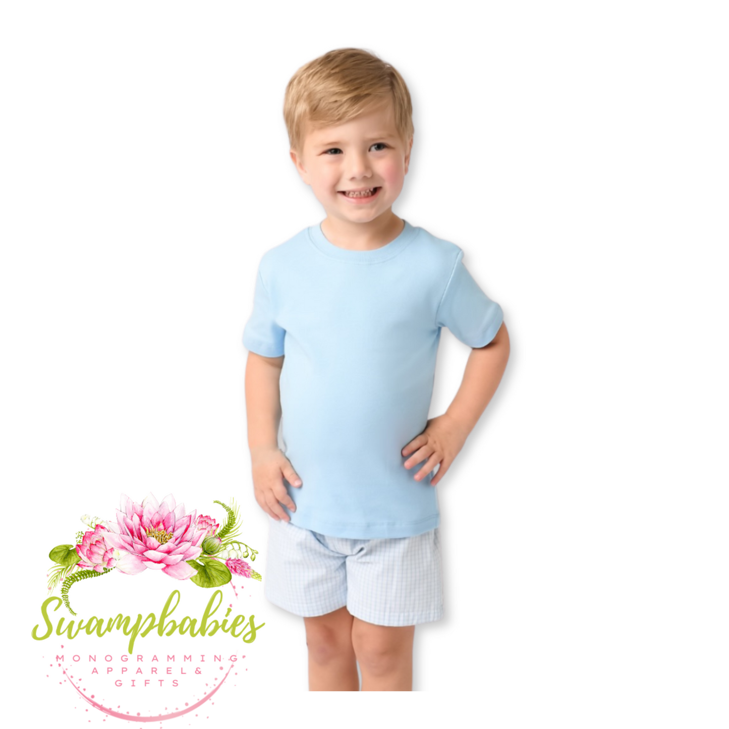 Light Blue Short Sleeve T-Shirt