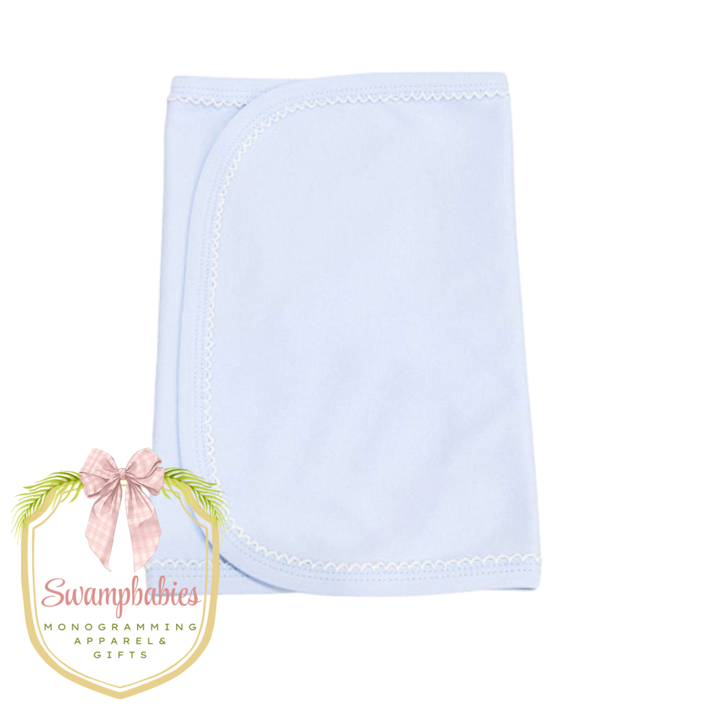Burp Cloth – Picot Trim