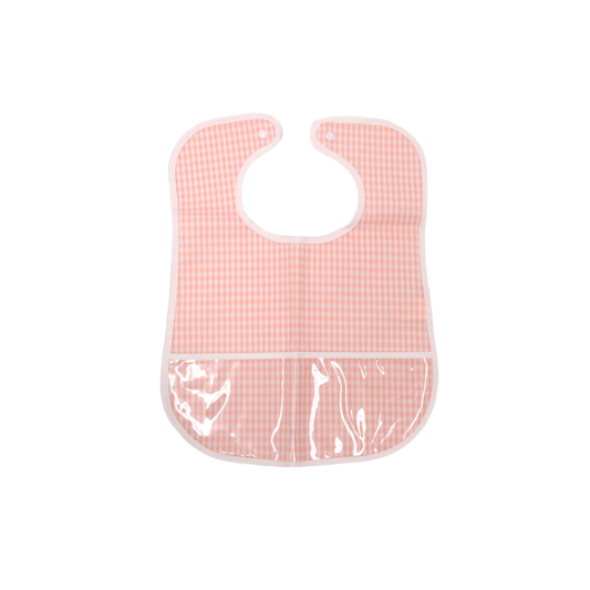 Clean Up Bib - Gingham Taffy