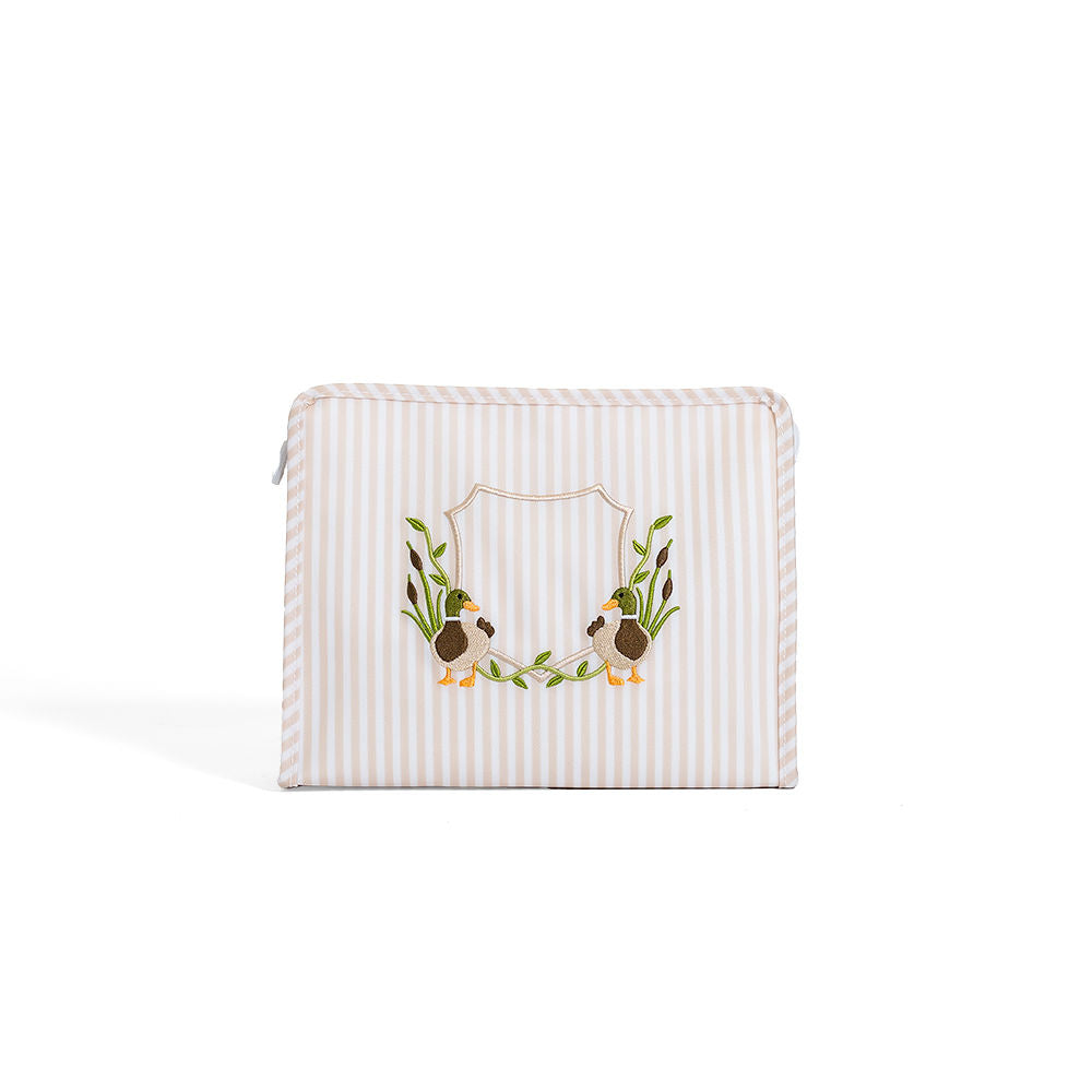 ROADIE LARGE Zip Pouch - PIMLICO DUCK SAND