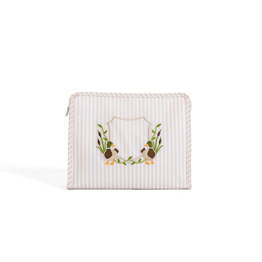 ROADIE LARGE Zip Pouch - PIMLICO DUCK SAND