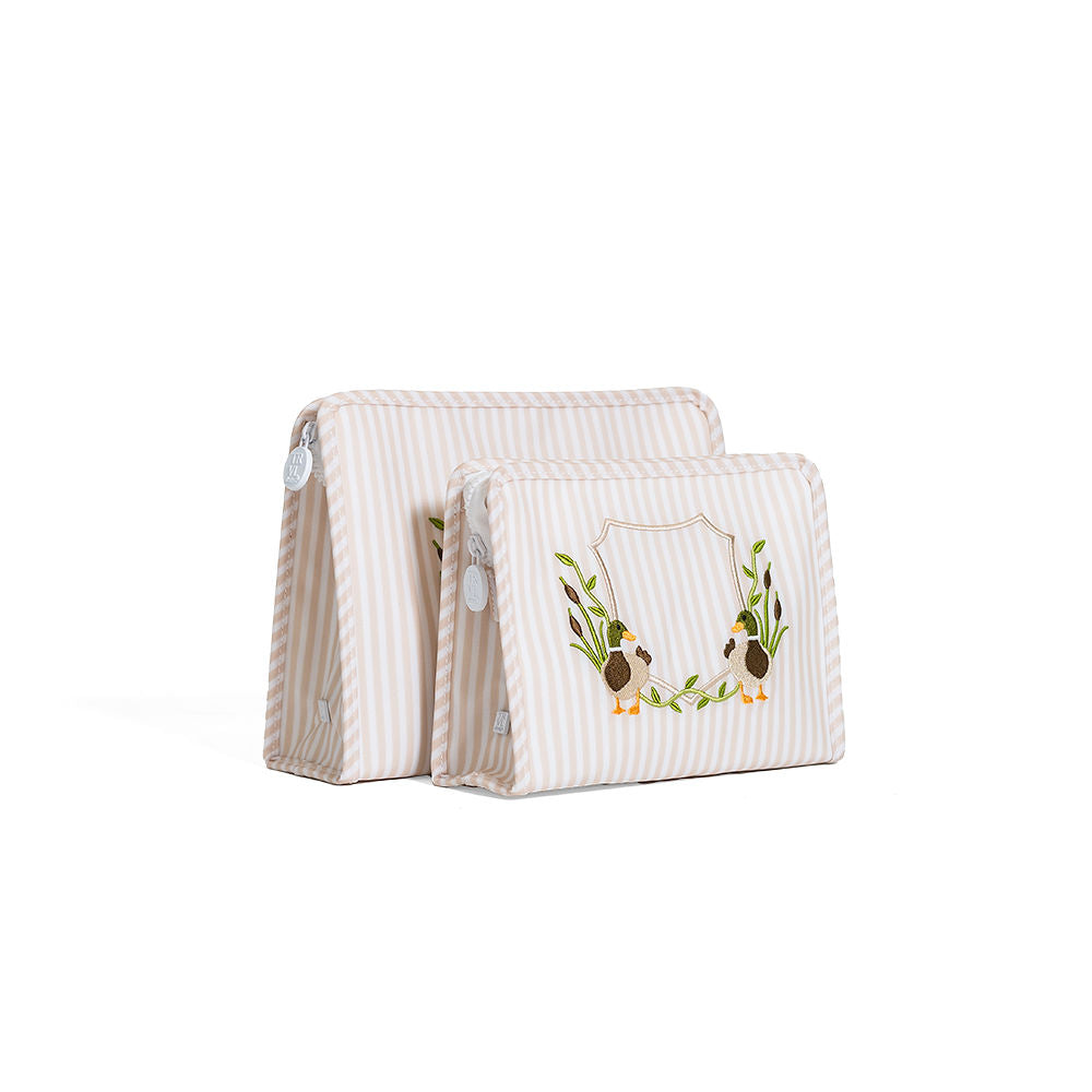 ROADIE LARGE Zip Pouch - PIMLICO DUCK SAND