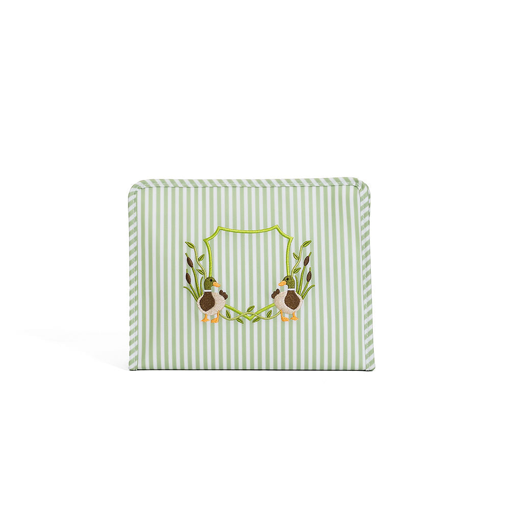 ROADIE LARGE Zip Pouch - PIMLICO DUCK SAGE