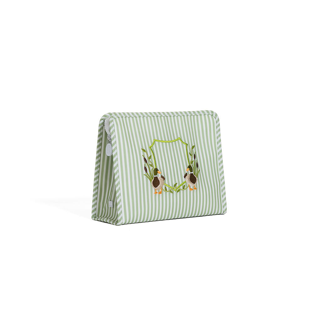 ROADIE LARGE Zip Pouch - PIMLICO DUCK SAGE