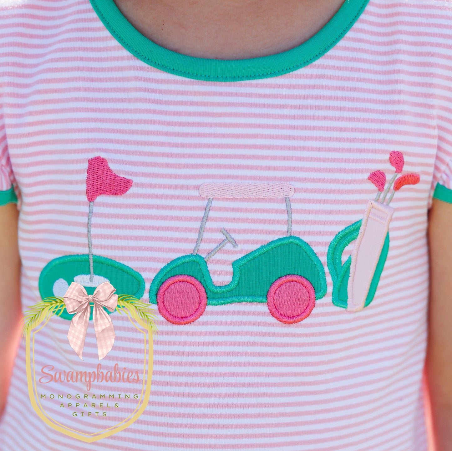 Gone Golfing Scalloped Short Set