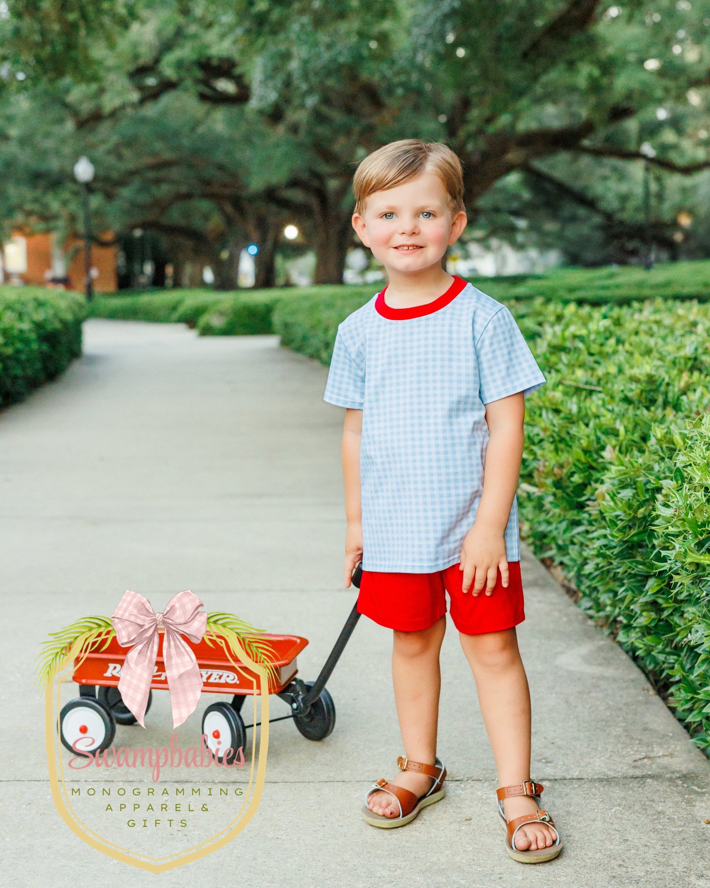 Graham Short Set- Southern Summer Gingham