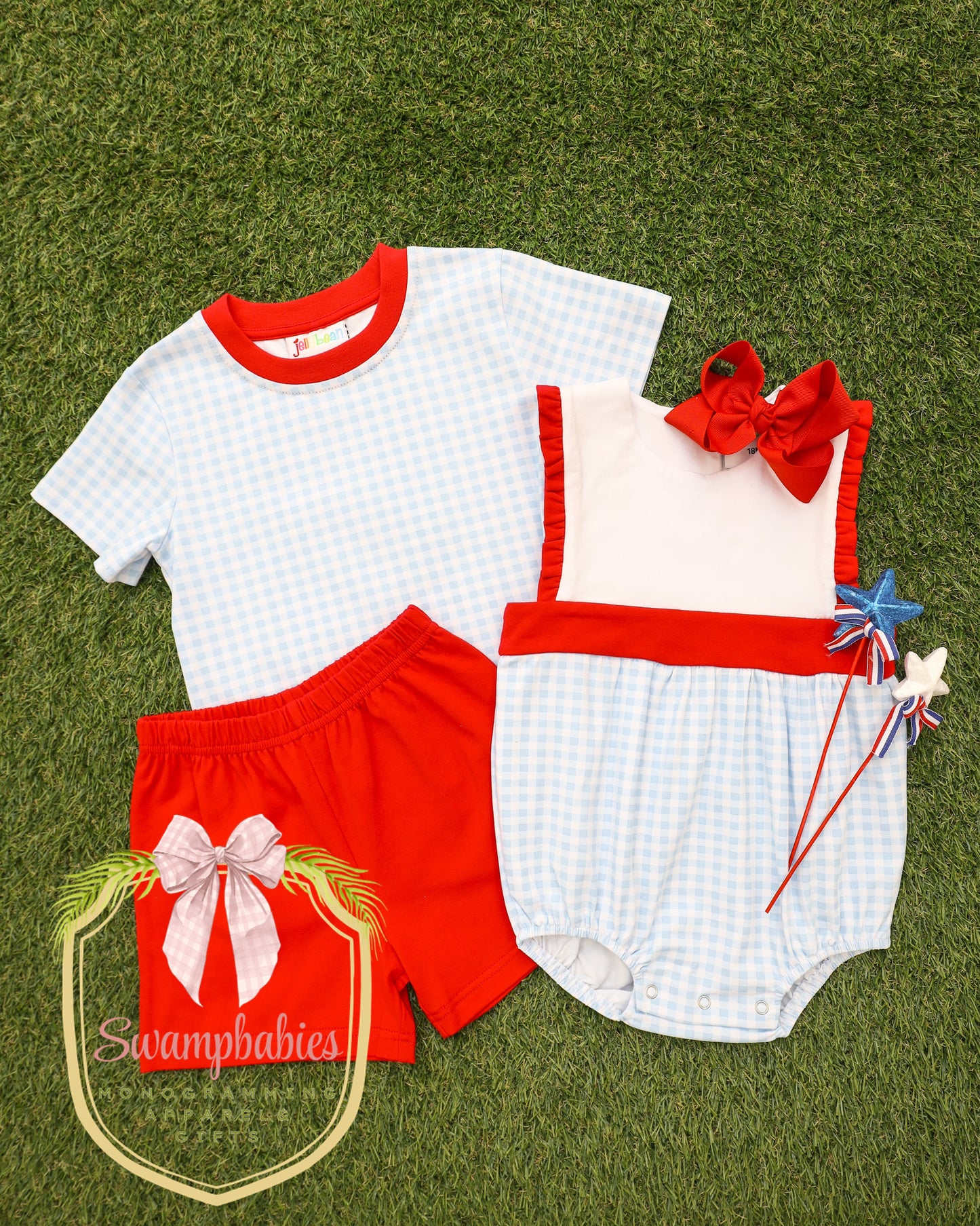 Graham Short Set- Southern Summer Gingham
