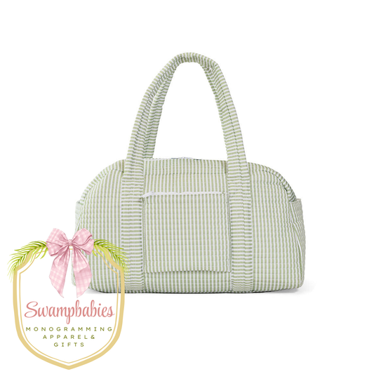 Quilted Grande Duffel - Pimlico Stripe Sage