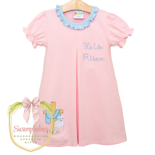 He is Risen Pleat Dress