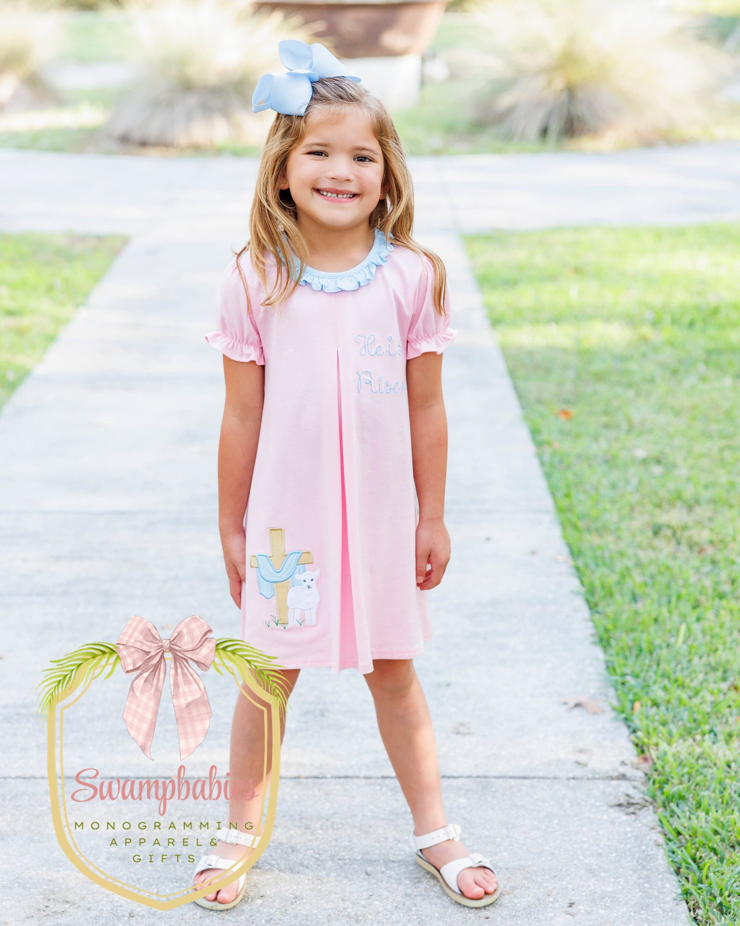 He is Risen Pleat Dress