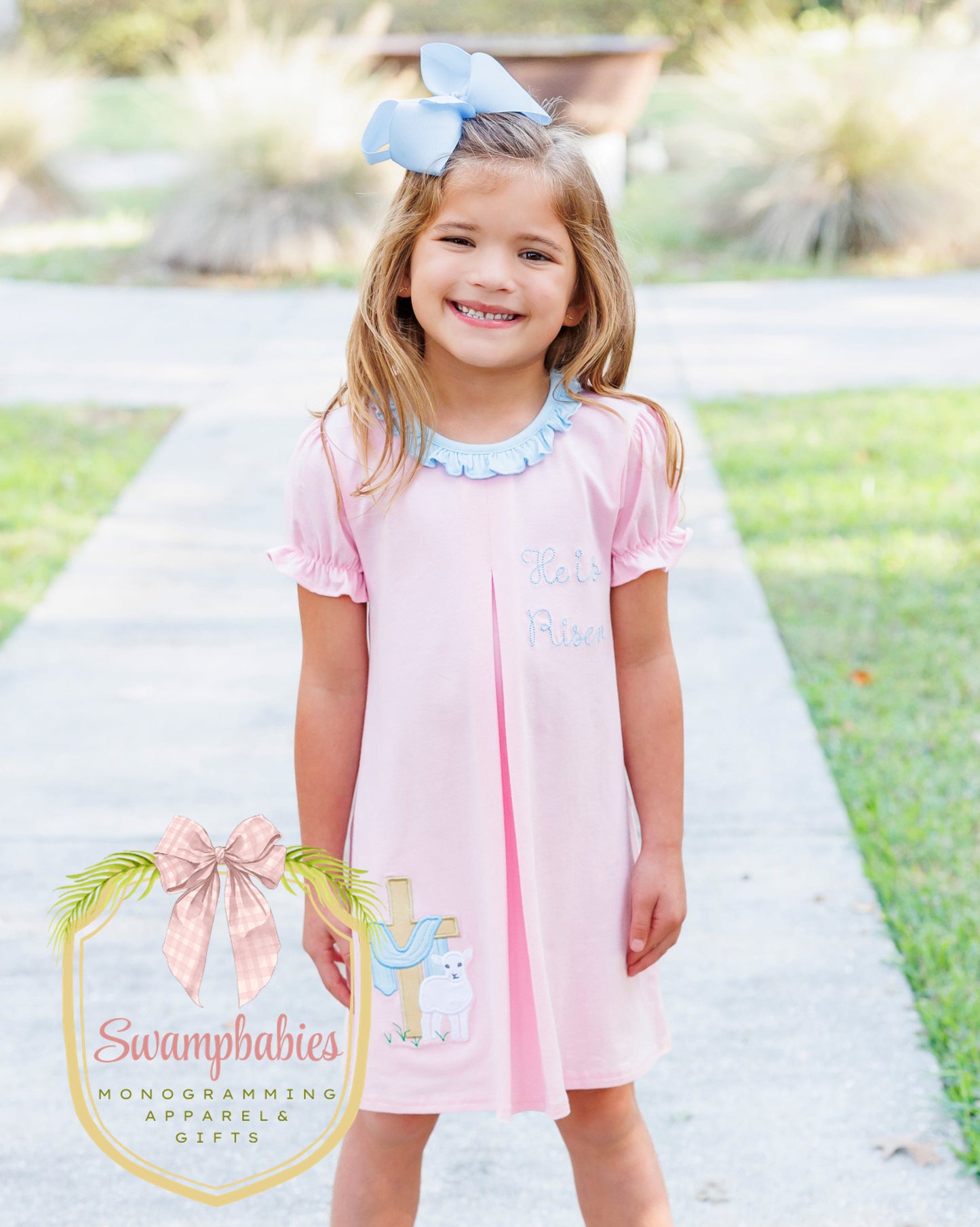 He is Risen Pleat Dress