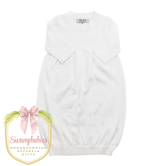 Knit Gown – Straight Edge (Cream)