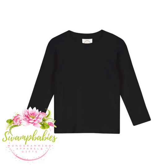 Black Long Sleeve Tee Shirt