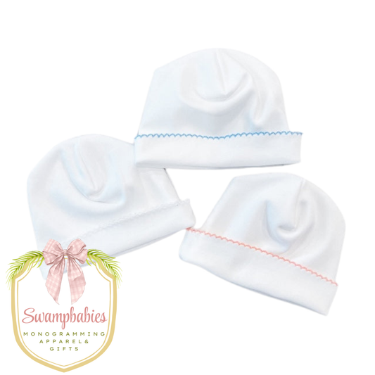 Newborn Hat – Picot Trim