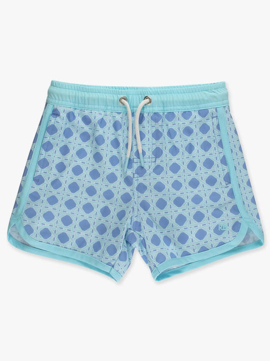 Periwinkle Blue Coastal Cane Swim Trunks