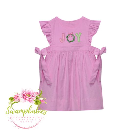 Pink “JOY” Christmas Dress