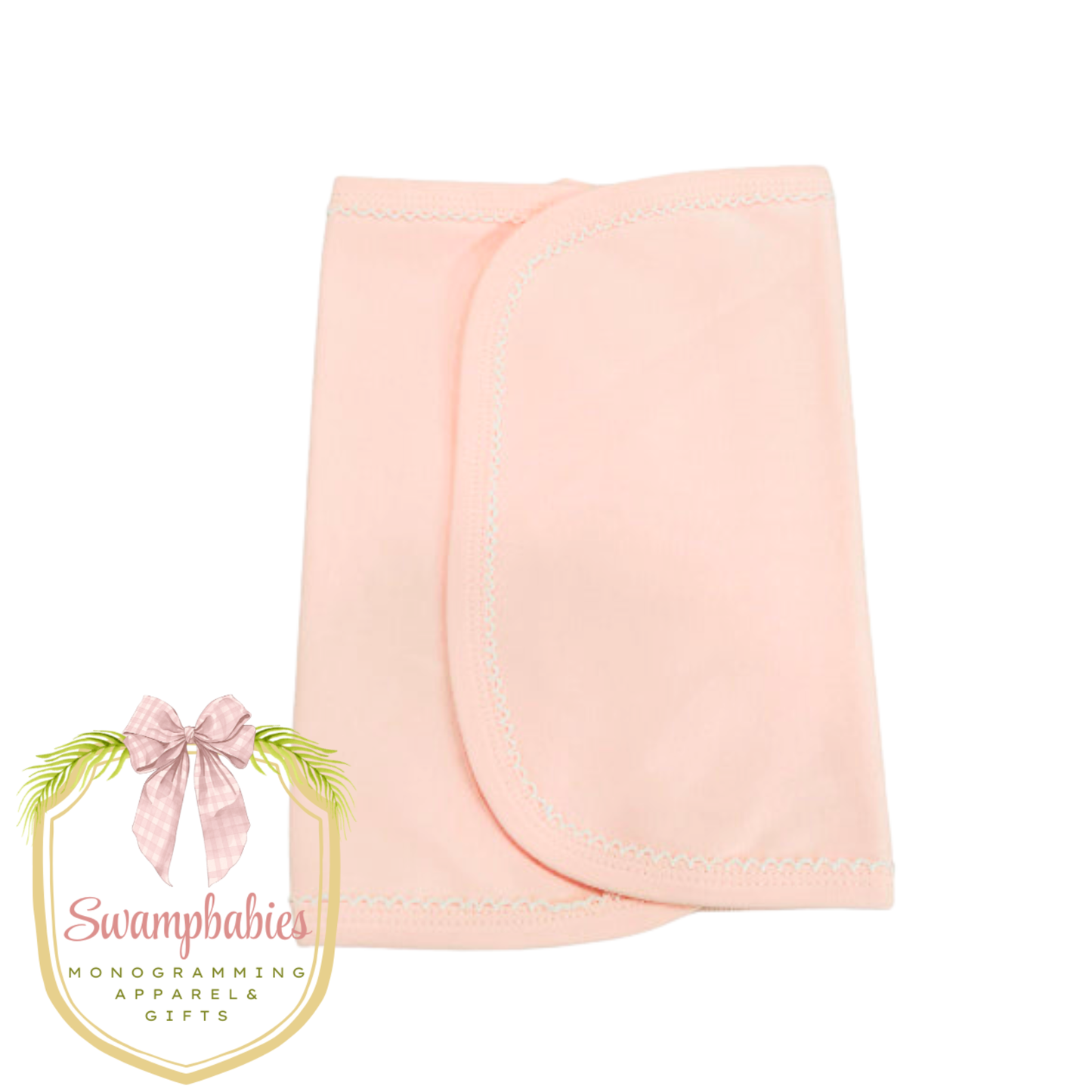Burp Cloth – Picot Trim
