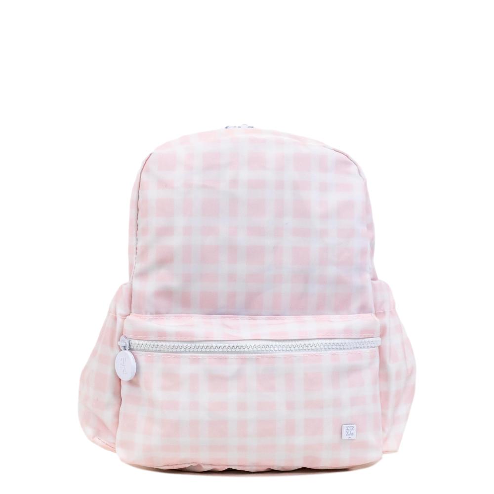 Mini Backer - Pimlico Plaid Pink Backpack