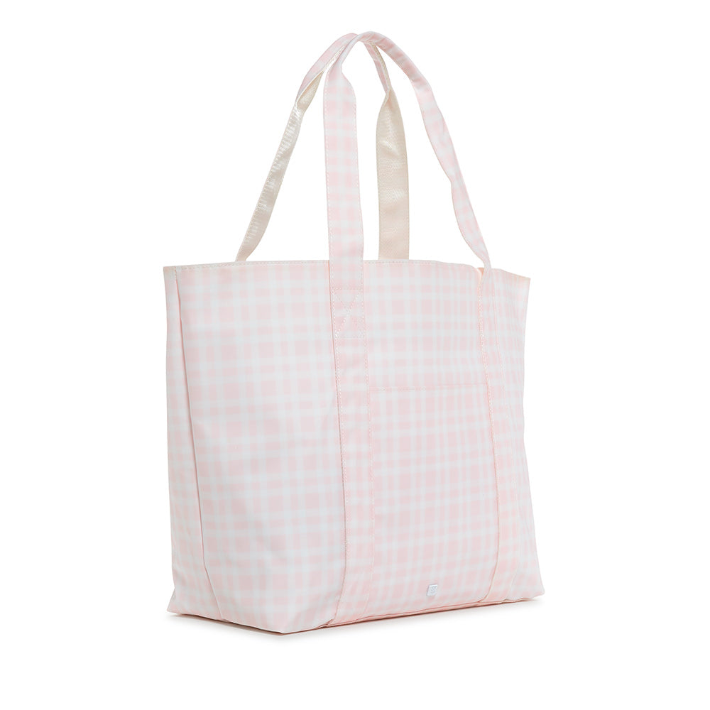Jumbo Tote- X-Large Tote Pimlico Plaid Pink