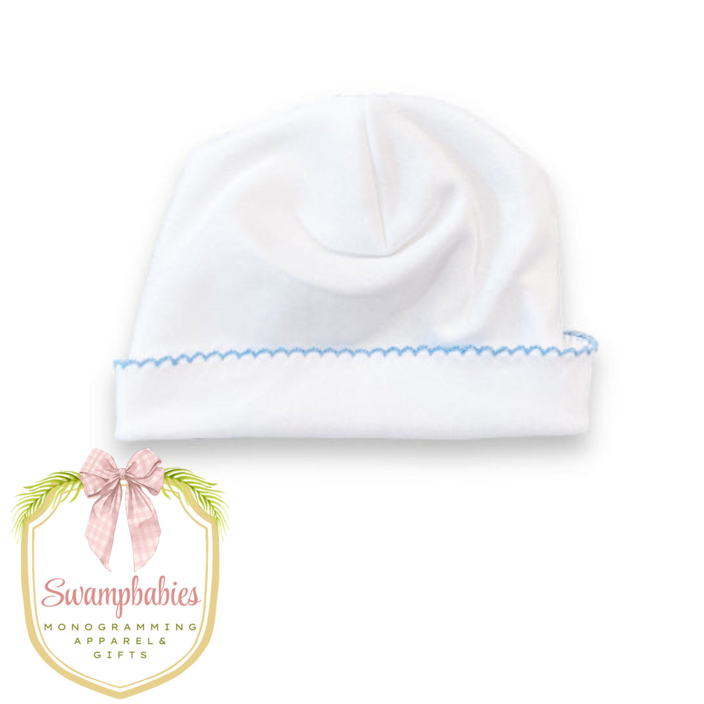 Newborn Hat – Picot Trim