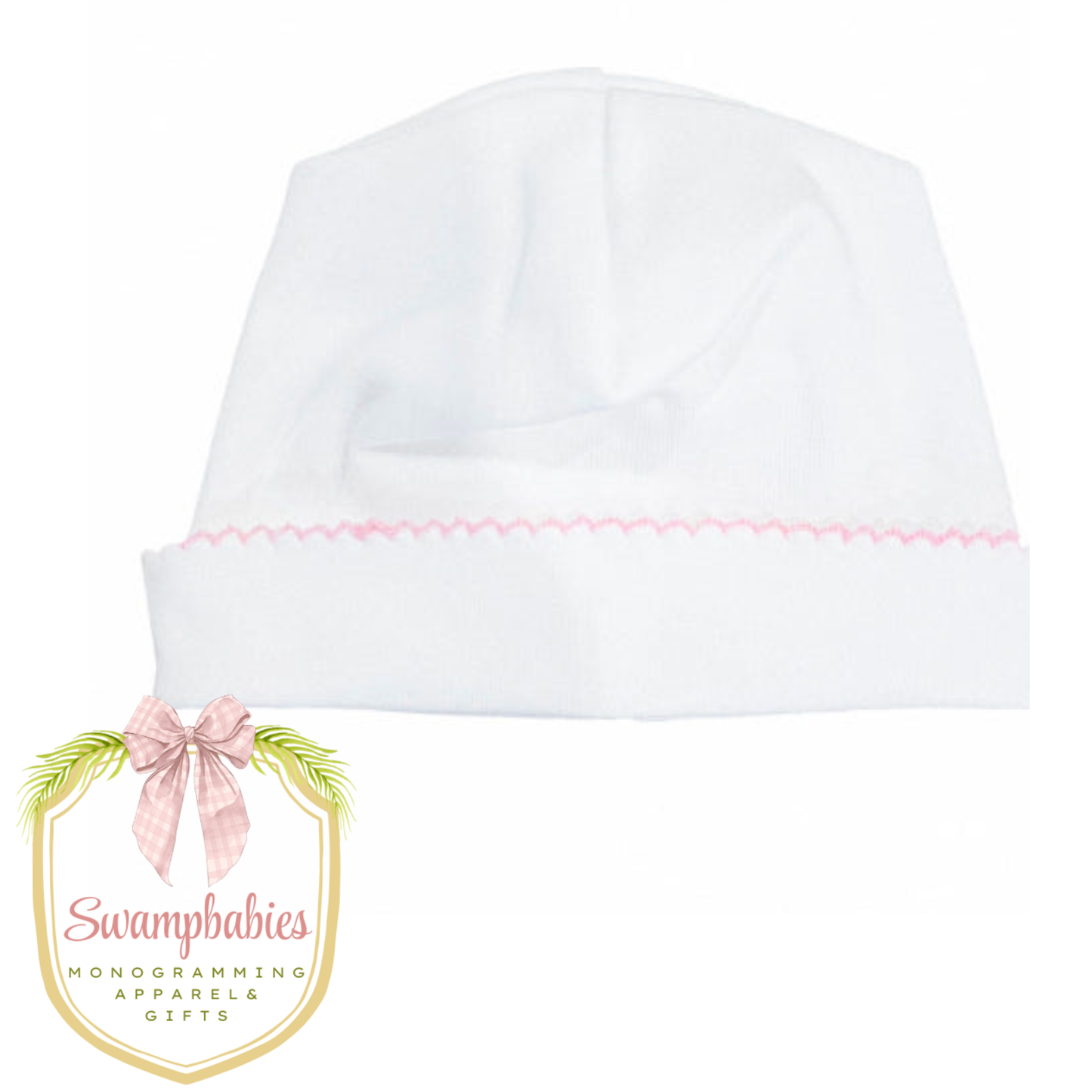 Newborn Hat – Picot Trim