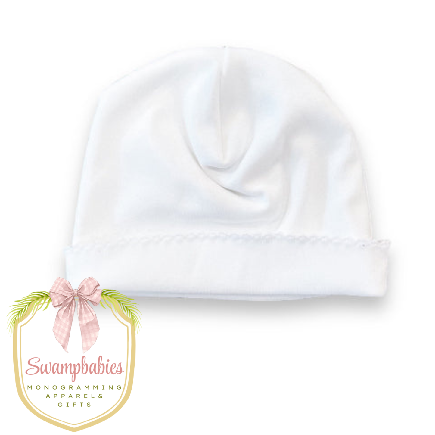 Newborn Hat – Picot Trim